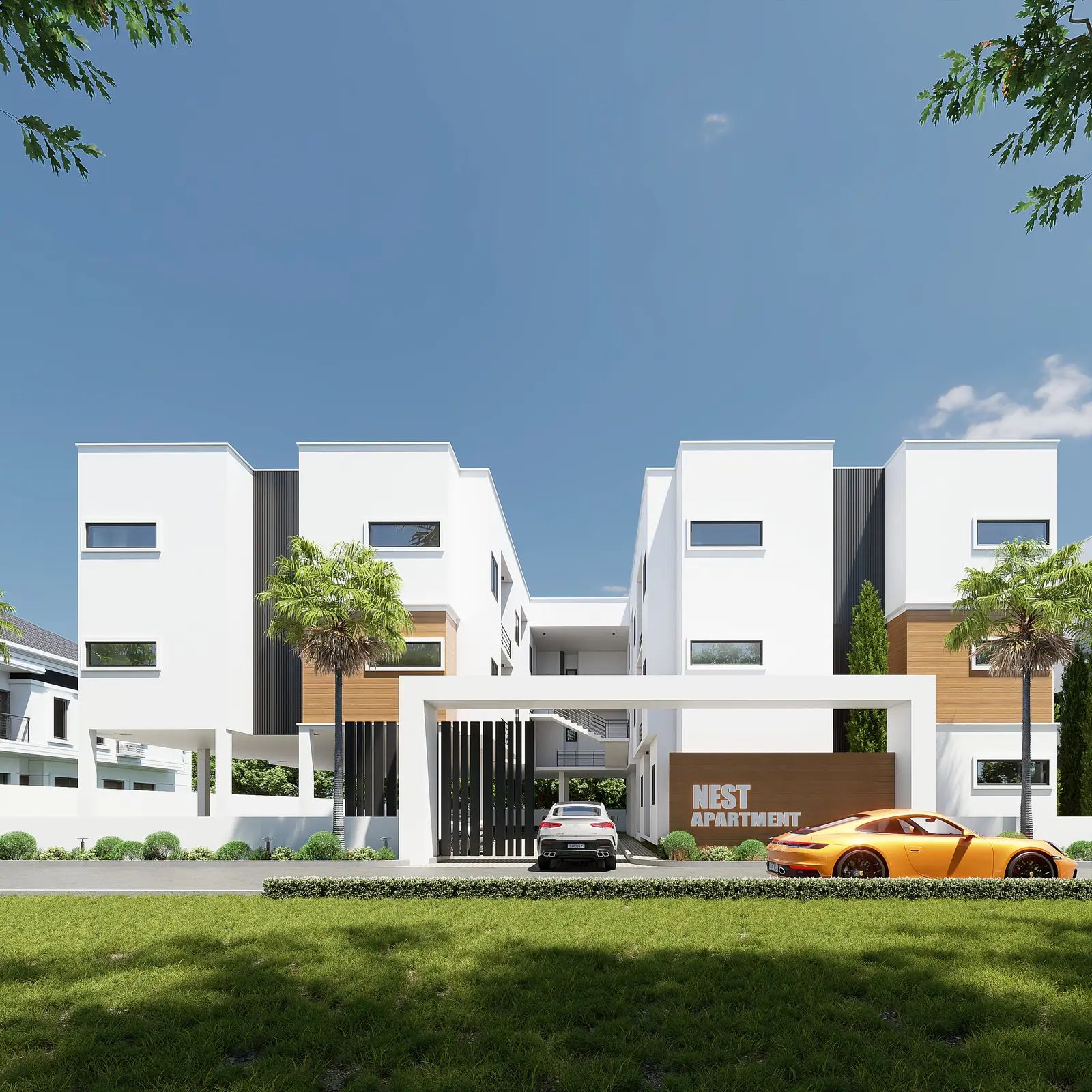 Day facade